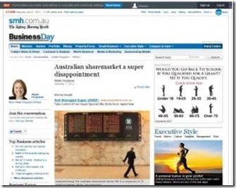 SMH sydney morning herald Business newspaper  australian