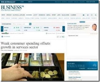 The australian newspaper business section news