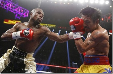 The Floyd Mayweather vs Manny Pacquiao match