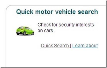 motor vehicle search australia